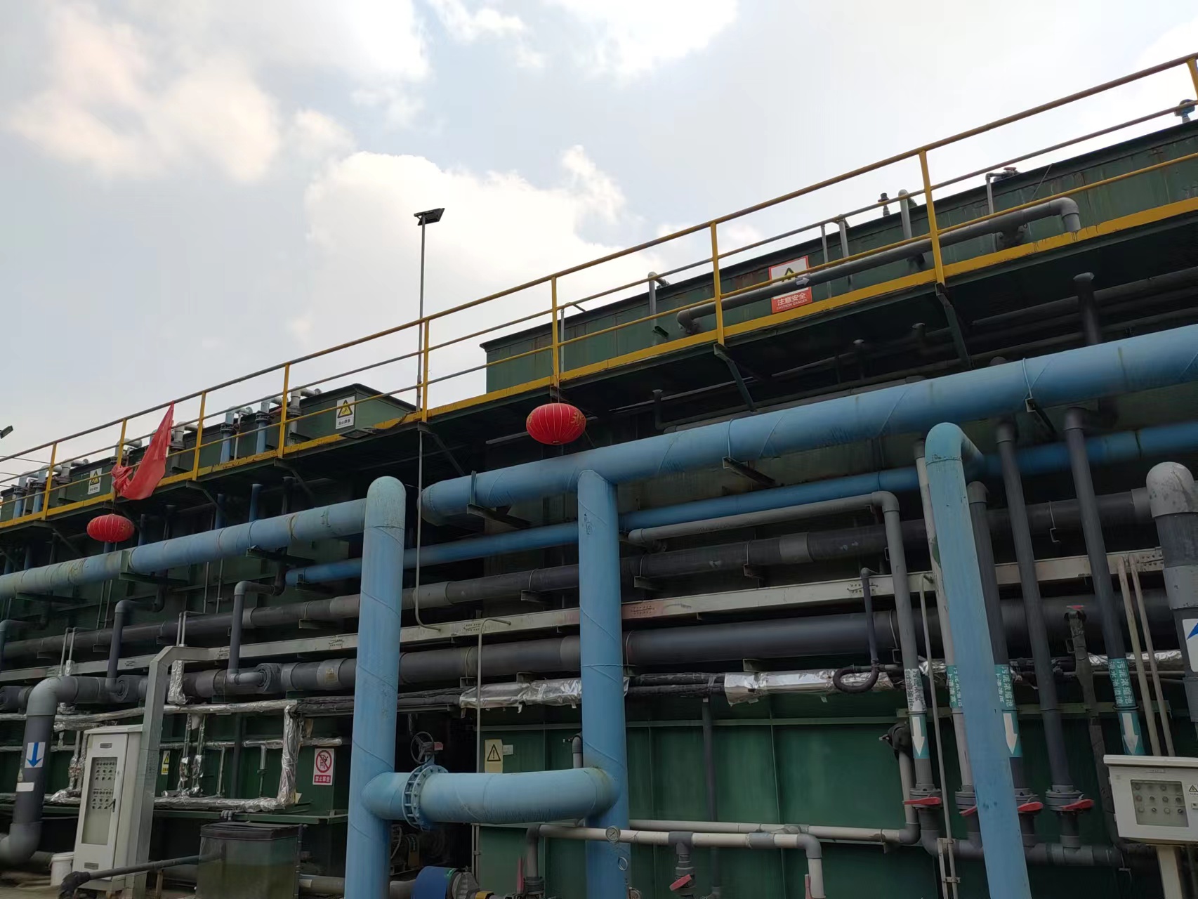 阳山河泵站4000吨水处理设备